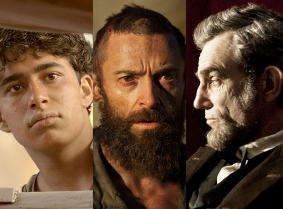 Lincoln, Les Mis, Life of Pi Lincoln, Les Mis, Life of Pi